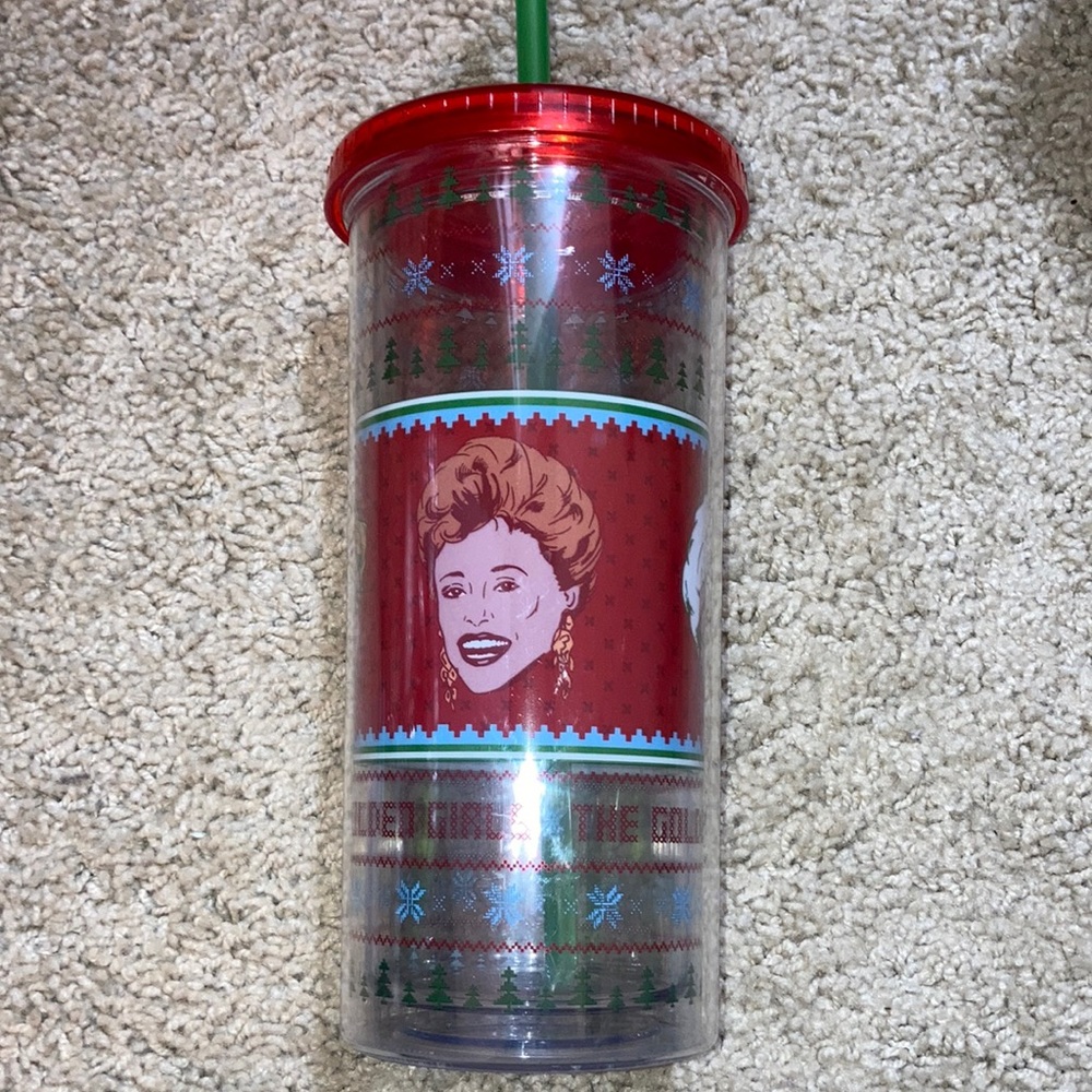 FINAL DROP🚨NWOT Golden Girls Christmas Holiday Cold Cup